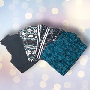 BUNDLE 4PC Fashion Leggings Women’s XL and XXL